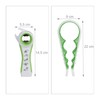 Relaxdays Lid opener aid, set of 2 multi-bottle openers, seniors,