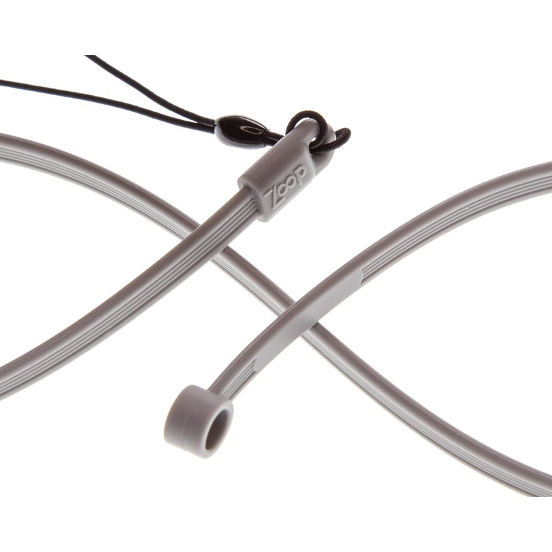 ZoopLoop Grey Silicone Scratchproof 20.75in Tether for Digital Electronic Styluses