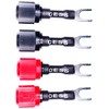 CESS-125S Spades Fork Plug to Twist Binding Post/Banana Female Jack