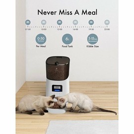 PETLIBRO NEW 6L Automatic Cat Pet Feeder Dispenser Programmable with Voice Recording
