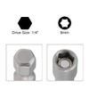 uxcell 1/4" Quick-Change Hex Shank 8mm Magnetic Nut Setter Driver