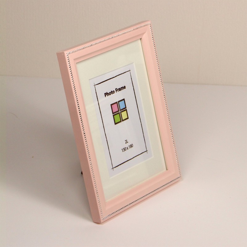Iwata PH-DSP-2L Picture Frame, Dot Silver, 2L, Pink, Wooden