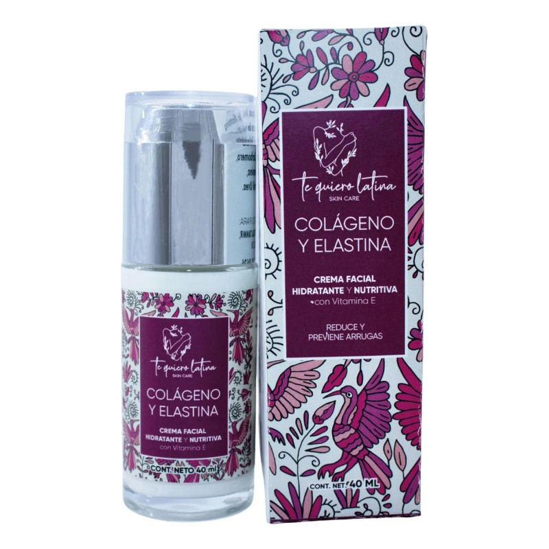 Kit Crema Colágeno Y Elastina Firmeza Humecta Regenera Tql