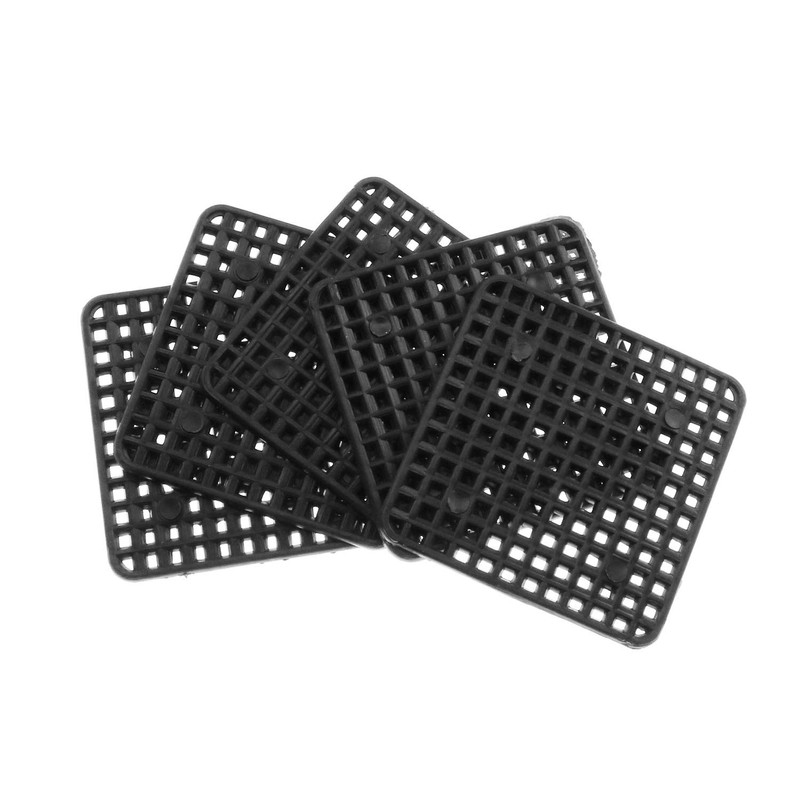 Maxmoral 30pcs Flower Pot Hole Mesh Pads Plastic Square Thicken