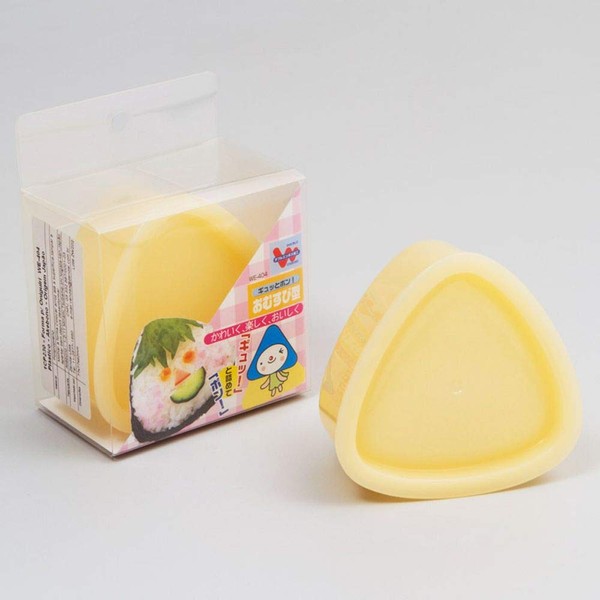 Akebono WE-404 Rice Ball Mold, Triangle-Shaped (Omusubi), Orange, Easy, Just