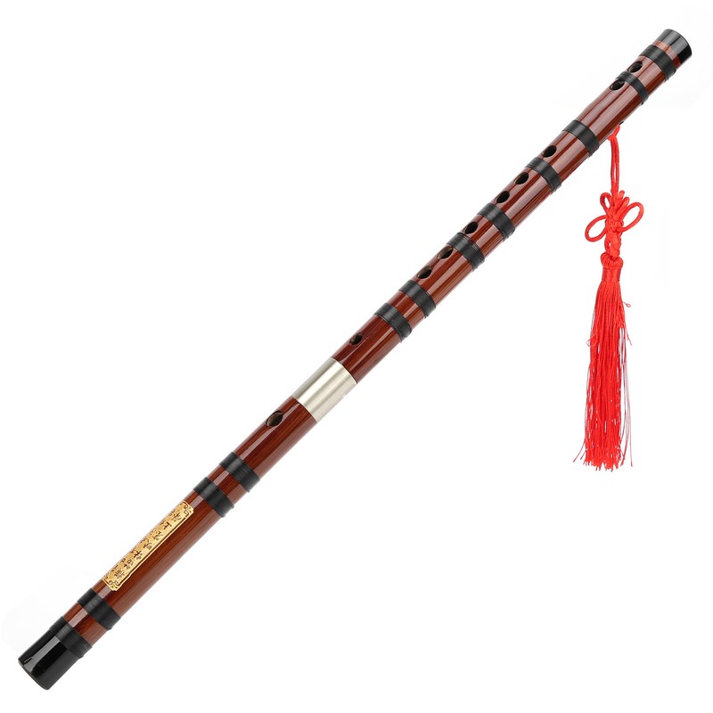 GKey Bamboo Flute Refined Chinese Wind Lettering Instrument Dizi Kit