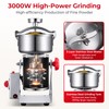 TERUISI Grain Mill Grinder, 800g Electric Grain Mill for Flour,