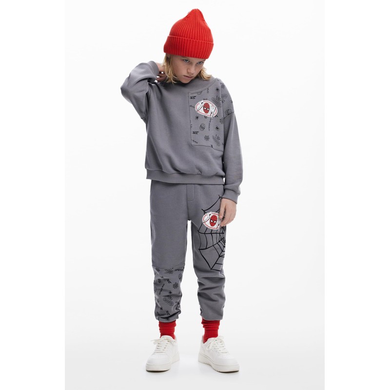 Desigual Sweat_Patches_Marve, 2014 Dark Gray, 7/8