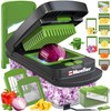 Mueller Pro-Series 10-in-1, 8 Blade Vegetable Chopper, Onion Mincer, Cutter,