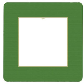 Thanksgiving Plates Thanksgiving Paper Plates Disposable Plates Dessert Plates Salad Plates Fall Decor Green 10.25 Inch Square Plates Pk 16