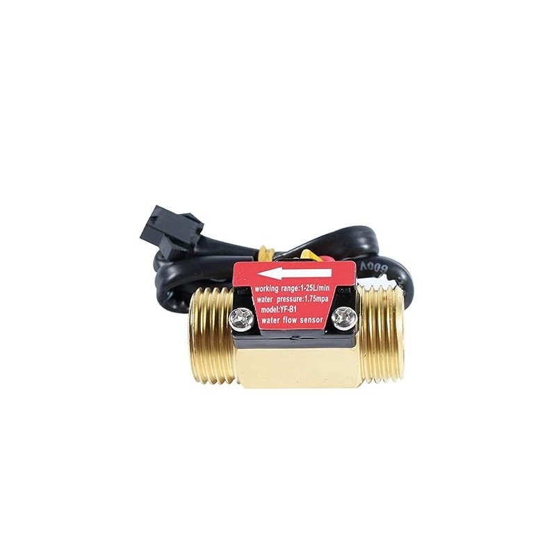 GREDIA G3/4" Male Thread Brass Water Flow Sensor Switch Hall
