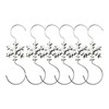 Ornament Hooks Electroplate Metal Wire Hooks Ornament Hangers with for