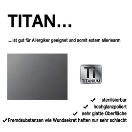 eeddoo® Titanium Clamp Ring Silver Piercing with Crystal 1.2 mm ~ 13 Colours ~ for Septum-, Nose-, Ear-, Chest-, Helix-, Tragus-, Navel-, Intimate Piercings, Nickel Free, BCR ball closure ring.