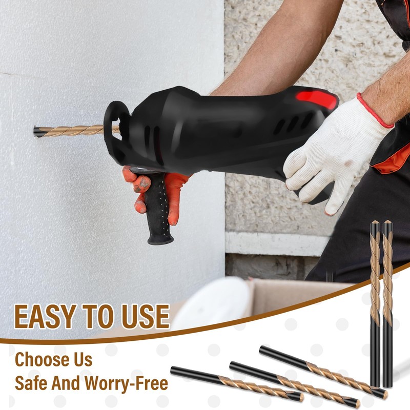 Tondiamo 100 Pcs Drywall Router Bits 5/32" Drywall Guidepoint Cutting