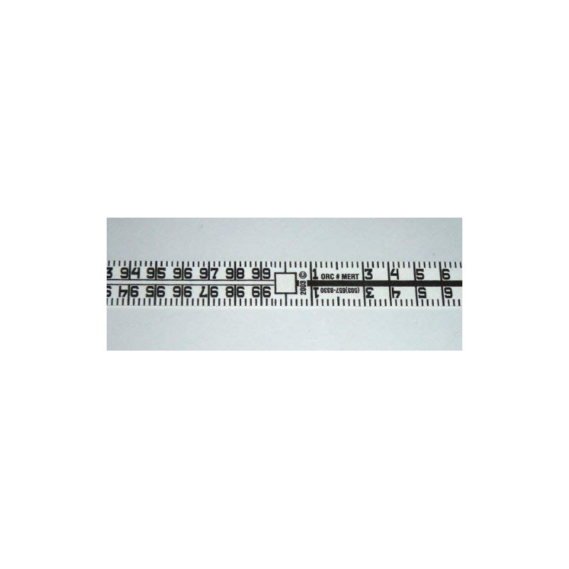 Oregon Rule Co. Adhesive Continuous Ruler Roll Tape – Metric