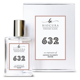 BIOCURA BC Perfume 632 Inspired by Maison Francis Gentle Fluidity Silver For Women & Men Replica Fragrance Dupes Eau de Parfum Spray Bottle 1.7 Fl Oz/50ml-X1