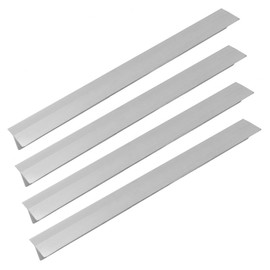 4PCS Stove Gap Covers Stainless Steel Gap Filler Cover Oven Counter Gap Protector for Kitchen 13.8‑27.6in Adjustment