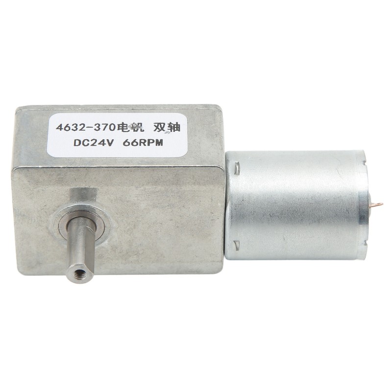 DC24V Double Shaft Worm Gear Motor 4632‑370 High Accuracy Speed