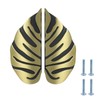 T Tulead 1 Pairs Leaf Knobs and Pulls Zinc Alloy