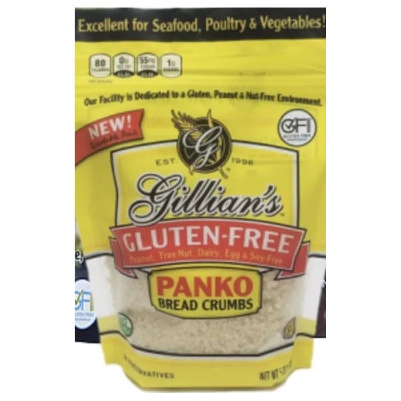Gillian’s Foods Gluten Free Panko Bread Crumbs, 5oz (141g) Resealable