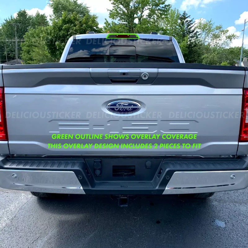 Deliciousticker For 2021-2023 Ford F-150 Third Brake Light SMOKE Precut
