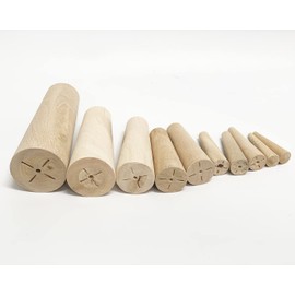 FCOUIID Marine Boat Tapered Conical Thru-Hull Soft Wood Plugs, Emergency Stopgap Assorted, 1/5" to 1 3/5", 7 Different Sizes, Set of 10