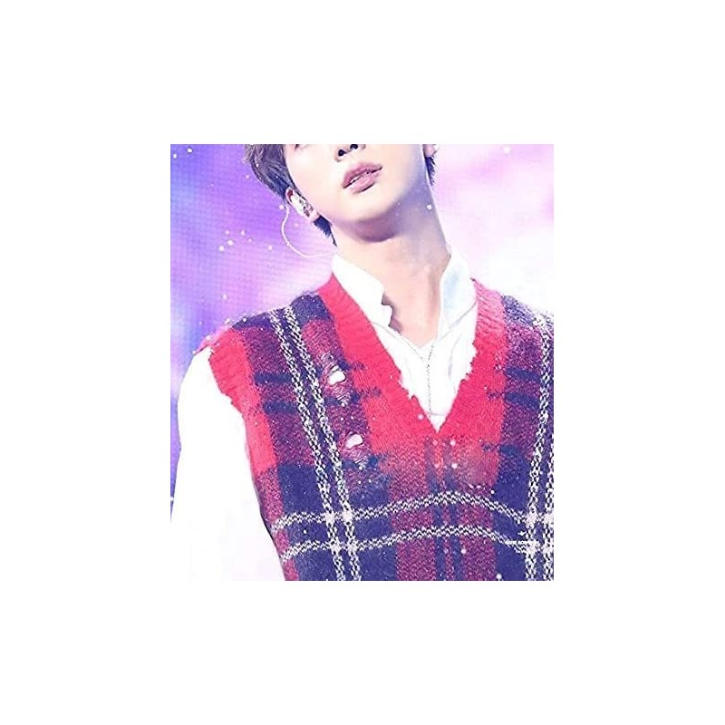 LIBERTY-M BTS Style JIN Jin Necklace Spike Chain with CZ