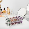 Sorbus Sunglasses Organizer - Plastic Stackable Eyeglass Case Storage Organizer