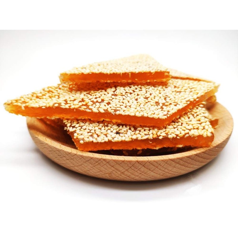 HelenOu666 Chinese Traditional Classical Childhood Snacks Soft Chewy Sticky Sesame