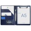 Small Padfolio Clipboard A5 Folder for Writing Pad Refillable 5