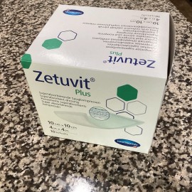 Hartmann Zetuvit Plus Super Absorbent Dressing 4 x 4"  10inBox Exp 2/27 - 413110