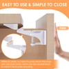 DODAMOUR 10 Pack Invisible Cat Proof Cabinet Locks Drawer Latches