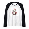 Christmas danish design Polar Bear Winter Raglan Baseball Tee