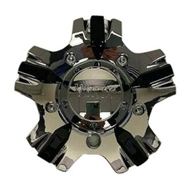 Viscera Wheels EMR0770-20/22-CAP Chrome and Black Wheel Center Cap