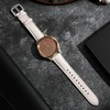 Laband 18mm Leather Watch Band Compatible with Garmin Venu 3S/Venu