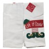 Nidico Set of 2 Same Thin Flour Sack Towels (15"x25")