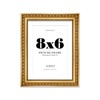 8x6 Gold Ornate Photo Frame With White Mat For 7x5