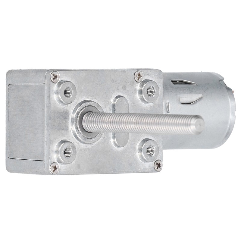Gear Motor Speed Reduction Worm Self Locking M6 Thread 50mm