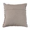 Bloomingville Cotton Throw Tufted Diamond Pattern, Brown Pillow