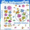 36 Sheets Underwater Stickers for Kids - 900+ 3D Puffy
