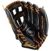 Kaiser KW-323 Dragonfly Gloves, Black, 12 Inches, Baseball, Catchball, Practice,