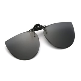 YAMEIZE Fashion Polarized Clip on Sunglasses - for Women Men Trendy Glasses Flip Up UV Protection Glasses Driving Outdoor