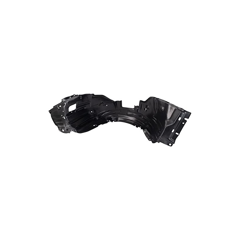 TRQ Front Right Inner Fender Liner Black Passenger Side Compatible