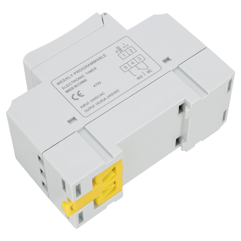 Weasch Timer Switch, THC15A, DC/AC 24V 16Amp, Digital LCD Power