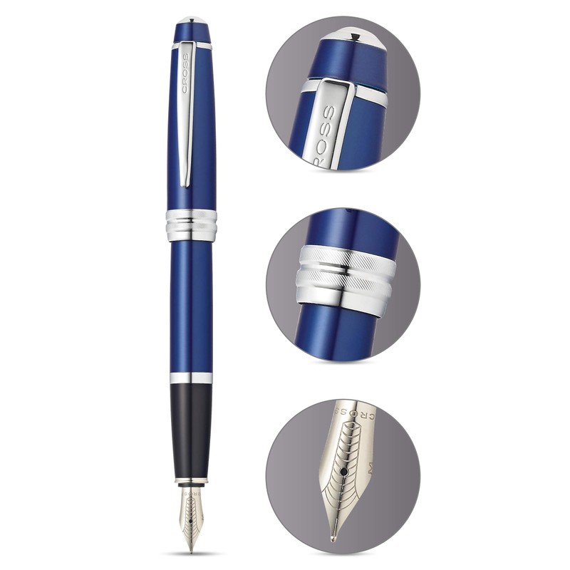 A. T. Cross Bailey FUELL Holder M Blue Lacquer