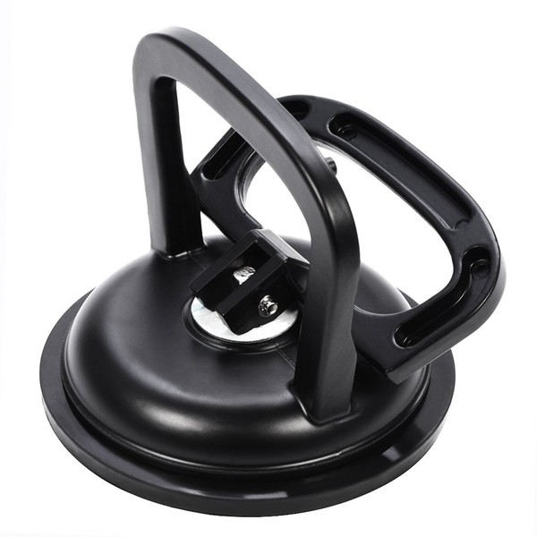 Suction Lifter, Vacuum Lifter, Maximum Load Capacity 110.2 lbs (50 kg), One-touch Suction Cup Type, Glass Suction Cup Tool, Strong Suction Board, Black