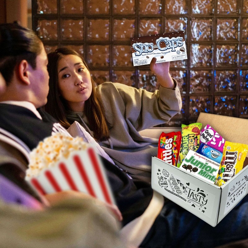 Fun Flavors Box Favorite Movie Night Snacks Candy Gift Box