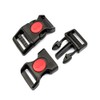 M-Teile-Store 10 Buckles with Safety 25 mm Buckle Collar Black