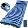Yuzonc Camping Sleeping Pad, Ultralight Inflatable Sleeping Mat with Built-in