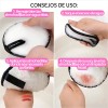2pz Esponja Limpieza Facial Almohadilla Desmaquillante F